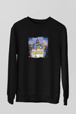 Snoop Dogg Baskılı Unisex Siyah Sweatshirt