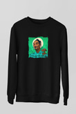 Snoop Dogg Baskılı Unisex Siyah Sweatshirt