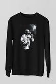 Snoop Dogg Siyah Unisex-Fabrikası Sweatshirt