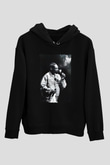 Snoop Dogg Siyah Unisex Kapüşonlu Sweatshirt