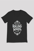 Snoop Dogg Siyah Unisex V Yaka Tişört T-Shirt