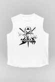 Sodom Beyaz Unisex Kolsuz Tişört