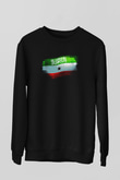 Somaliland Bayrağı Baskılı Unisex Siyah Sweatshirt