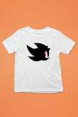 Sonic the Hedgehog Baskılı Beyaz Unisex Çocuk Tişört