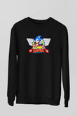 Sonic the Hedgehog Siyah Unisex Sweatshirt