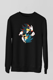 Sonic the Hedgehog Siyah Unisex Sweatshirt