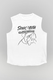 Sonic Youth Beyaz Unisex Kolsuz Tişört