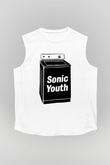 Sonic Youth Beyaz Unisex Kolsuz Tişört