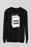 Sonic Youth Siyah Unisex Sweatshirt