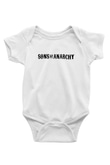 Sons of Anarchy Baskılı Beyaz Unisex Bebek Body - Zıbın