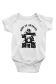 Sons of Anarchy Baskılı Beyaz Unisex Bebek Body - Zıbın