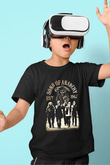Sons of Anarchy Baskılı Siyah Unisex Çocuk Tişört