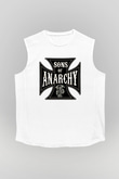 Sons of Anarchy Beyaz Unisex Kolsuz Tişört