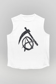 Sons of Anarchy Beyaz Unisex Kolsuz Tişört
