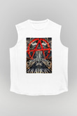 Sons of Anarchy Beyaz Unisex Kolsuz Tişört