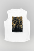 Sons of Anarchy Beyaz Unisex Kolsuz Tişört