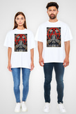 Sons of Anarchy Beyaz Unisex Oversize Tişört T-Shirt