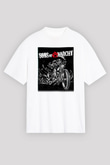 Sons of Anarchy Beyaz Unisex Oversize Tişört T-Shirt