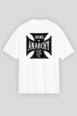Sons of Anarchy Beyaz Unisex Oversize Tişört T-Shirt