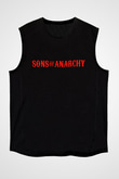 Sons of Anarchy Siyah Unisex Kolsuz Tişört