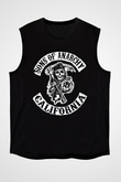Sons of Anarchy Siyah Unisex Kolsuz Tişört