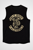 Sons of Anarchy Siyah Unisex Kolsuz Tişört