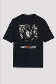 Sons of Anarchy Siyah Unisex Oversize Tişört T-Shirt