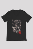 Sons of Anarchy Siyah Unisex V Yaka Tişört T-Shirt