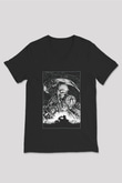 Sons of Anarchy Siyah Unisex V Yaka Tişört T-Shirt