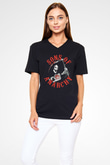 Sons of Anarchy Siyah Unisex V Yaka Tişört T-Shirt