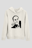 Sopranos Baskılı Beyaz Unisex Hoodie