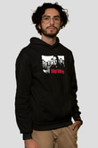 Sopranos Baskılı Unisex Siyah Hoodie