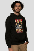 Sopranos Baskılı Unisex Siyah Hoodie
