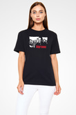 Sopranos Baskılı Unisex Siyah Tişört - Tshirt