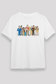 Sopranos Unisex Baskılı Beyaz Tişört - Tshirt