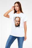 Sopranos Unisex Baskılı Beyaz Tişört - Tshirt