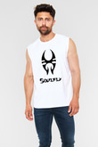 Soulfly Beyaz Unisex Kolsuz Tişört