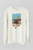 South Park Beyaz Unisex Sweatshirt