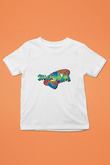 Space Jam Baskılı Beyaz Unisex Çocuk Tişört
