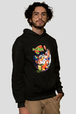 Space Jam Siyah Unisex Kapüşonlu Sweatshirt