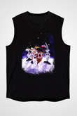 Space Jam Siyah Unisex Kolsuz Tişört