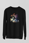 Space Jam Siyah Unisex Sweatshirt