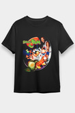 Space Jam Siyah Unisex Tişört