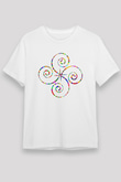 Spiral Beyaz Unisex Tişört T-Shirt - TişörtFabrikası