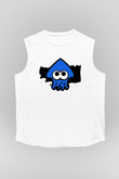 Splatoon Beyaz Unisex Kolsuz Tişört