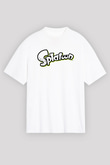 Splatoon Beyaz Unisex Oversize Tişört T-Shirt