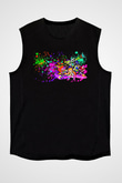 Splatoon Siyah Unisex Kolsuz Tişört
