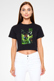 Splinter Cell Siyah  Crop Top Tişört