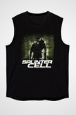 Splinter Cell Siyah Unisex Kolsuz Tişört