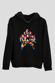Star Trek Siyah Unisex Hoodie